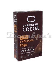 CHRISTOPHER COCOA DARK CHOCOLATE CHIPS 200G