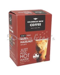 COLOMBIAN BREW NUTTY HAZELN3IN1P10S