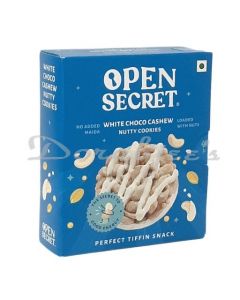 OPEN SECRET COOKIES TB WHITE CHOCO CASHEW 25G