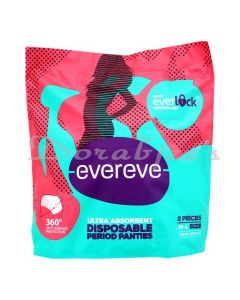 EVEREVE DISPOSABLE PERIOD PANTIES M-L SIZE 2P