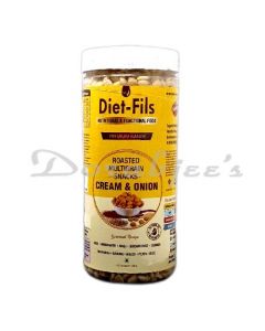 DIET-FILS ROASTED MULTIGRAIN SNACKS CREAM & ONION 130G