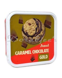 AMUL ICE CREAM CARAMEL CHOCO GOLD 1 L