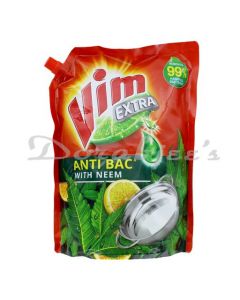 VIM ANTI BACTRIA DISH CLEANING LIQUID POUCH 2LT