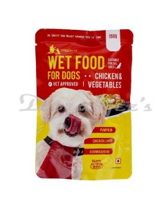 WIGGLES WET FOOD FOR DOGS CHICKEN AND VEGETABLES