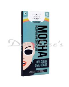 A DIABETIC CHEF SUGAR MOCHA DARK CHOC 40G