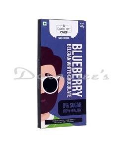 A DIABETIC CHEF SUGAR BLUEBERRY WHITE CHOC 40G