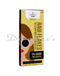 A DIABETIC CHEF SUGAR RAGIFLAKES WHITE CHOC 40G