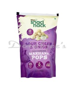 THE SNACK HACK SOUR CREAM AND   ONION MAKHANA 65G