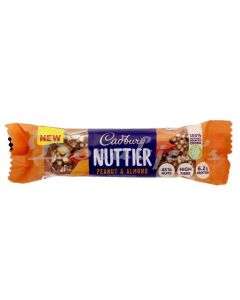 CADBURY CHOCOLATE NUTTIER PEANUT & ALMOND 40G