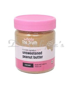 THE WHOLE TRUTH UNSWEETENED CREAMY PEANUT BUTTER 325 G