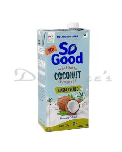 SO GOOD COCONUT MILK UNSWEETEND 1LTR