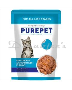 PUREPET CAT FOOD CHICKEN GRAVY 70G