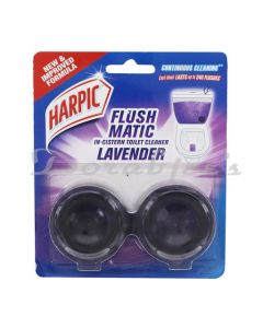 HARPIC FLUSH MATIC TOILET CLEANER LAVENDER 100GM