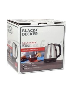 BLACK & DECKER 1.5L STAINLESS STEEL KETTLE