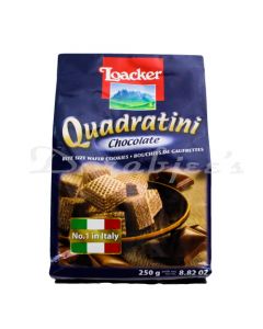 LOACKER WAFER ROLLS QUADRALINI KAKAO 250G