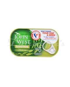 JOHN WEST SARD IN OLIVE OIL 120G