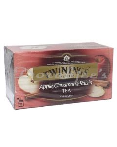 TWININGS APPLE CINNAMON RAISIN TEA 25S