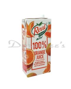 REAL ACTIVE ORANGE JUICE 100% 1LT