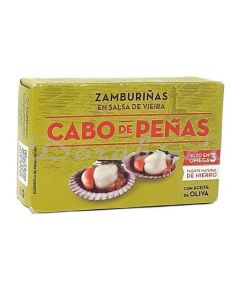 CABO DE PENAS SCALLOPS GARLIC SAUCE 120G