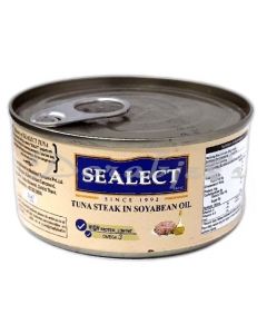 SEALECT TUNA STEAK SOYABEAN OIL 185G