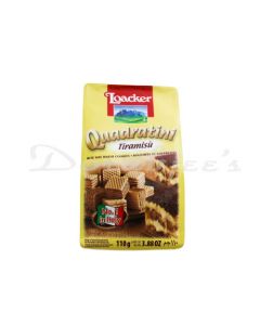 LOACKER WAFER ROLLS QUADRALINI TIRAMISU110