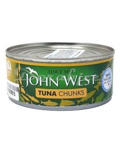 JOHN WEST TUNA CHUNK IN OIL185G