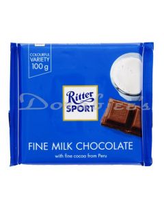 RITTER SPORT CHOCOLATE FINE EXTRA DARK 100G