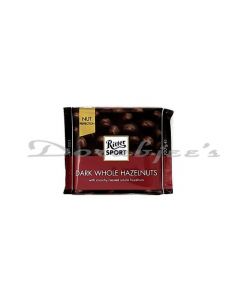 RITTER SPORT CHOCOLATE DARK WH.HAZELNUT 100 G