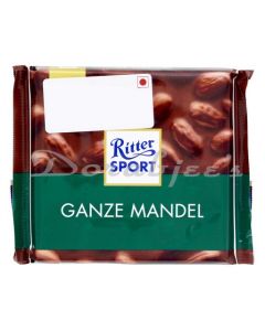 RITTER SPORT CHOCOLATE GANZE MANDEL 100G