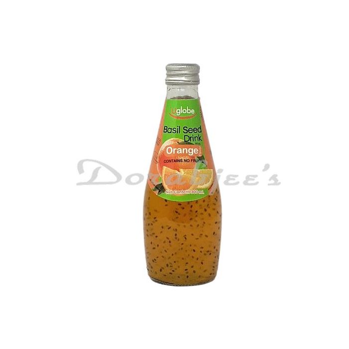 UGLOBE ORANGE BASIL SEED DRINK 300ML